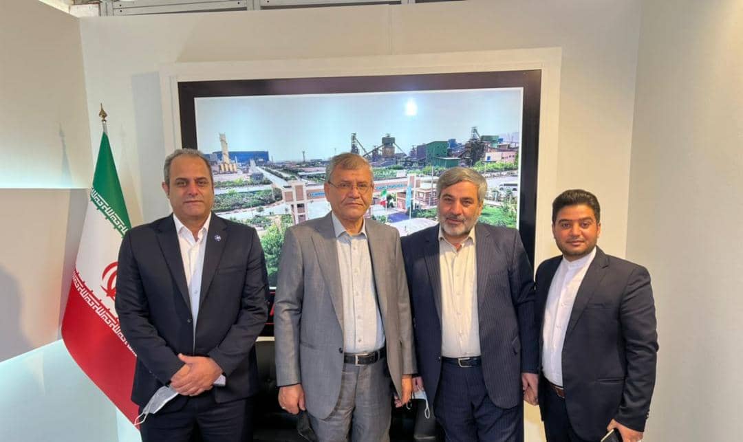 دیدار حاج آقا موسوی و جناب مهندس رجبی و ابراهیمی با آقای خلوصی مشاور عالی مدیرعامل شرکت فولاد ارفع