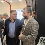 بازدید آقای دکتر مولوی زاده از غرفه "ذوب آهن اصفهان" و دیدار با مدیرعامل محترم آن شرکت آقای افضلی